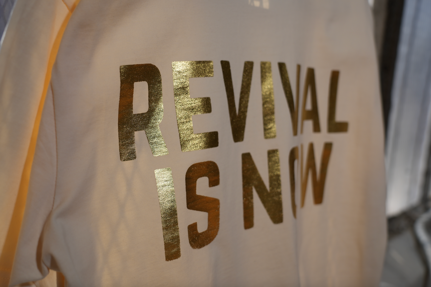 REVIVAL IS NOW GOLD! TEE